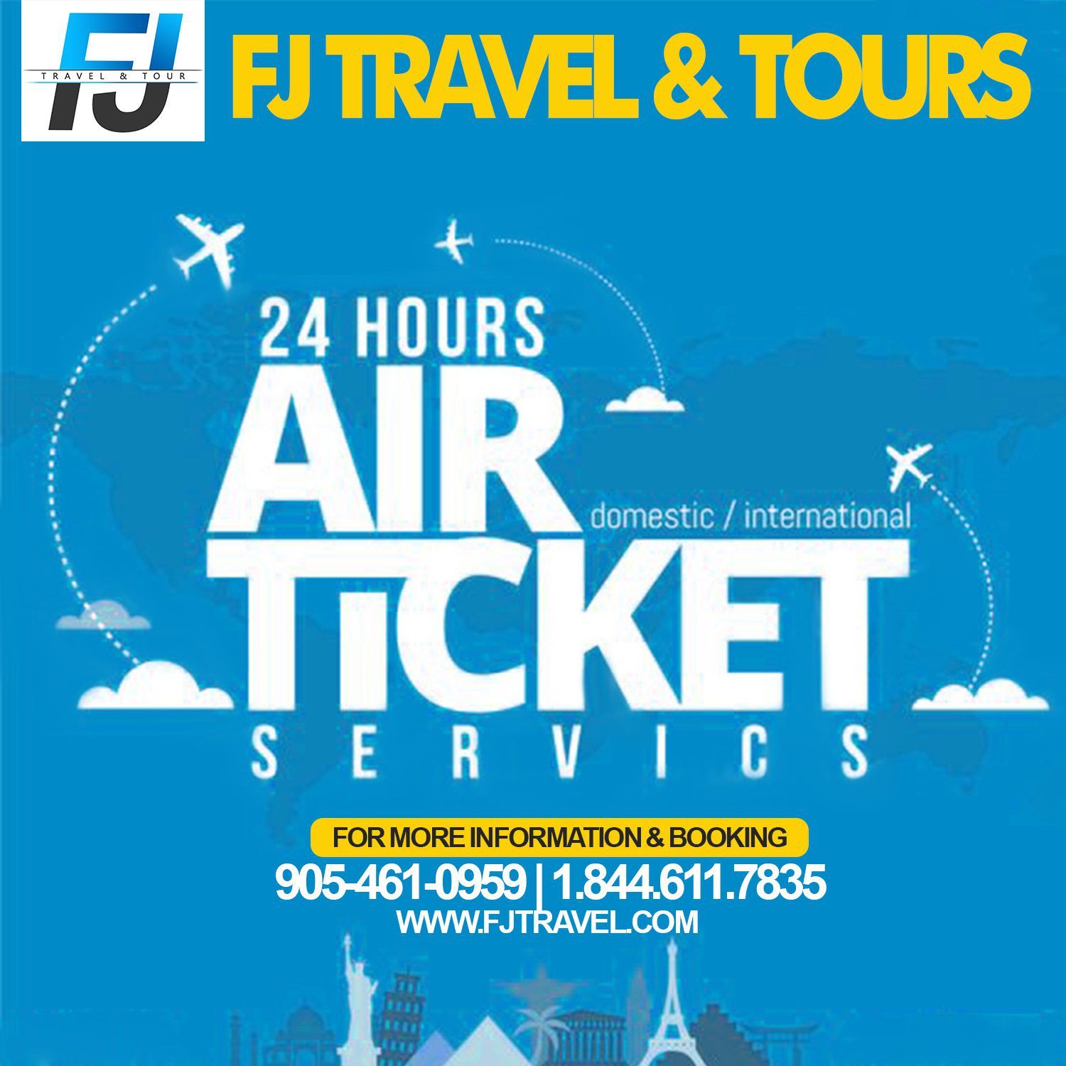 Contact FJ Travels & Tour | Book Umrah & Cheap Flights Today