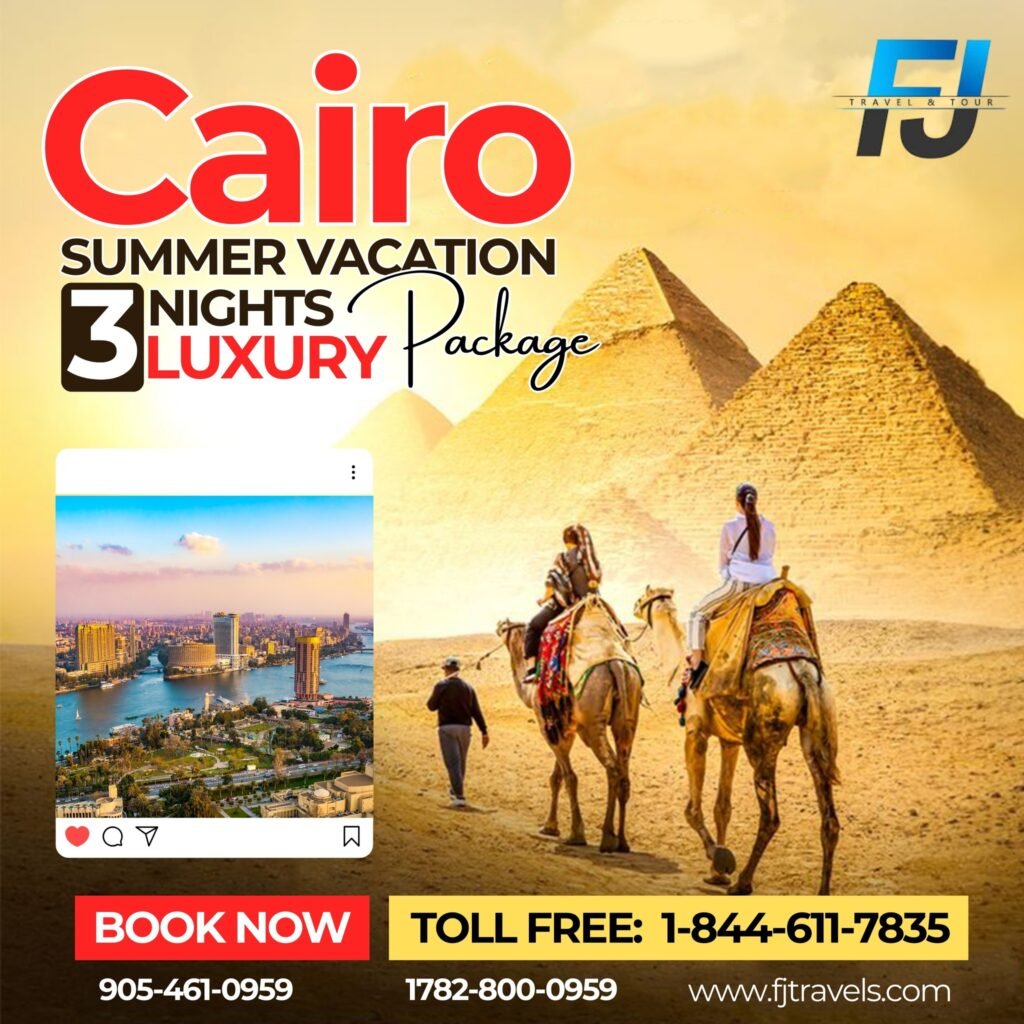 Cairo Egypt Vacation Tour | Pyramids and Nile | FJ Travels