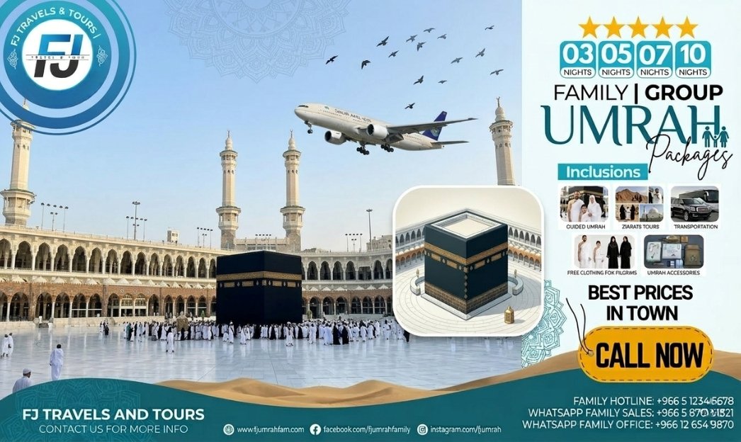 Best Umrah Packages for Family & Groups 2026 | Canada